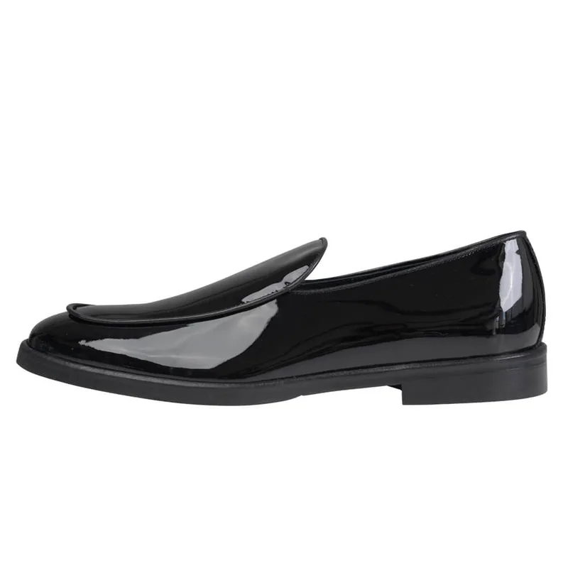 Prince Oliver Loafer Μαύρο Leather Shoes New Arrival