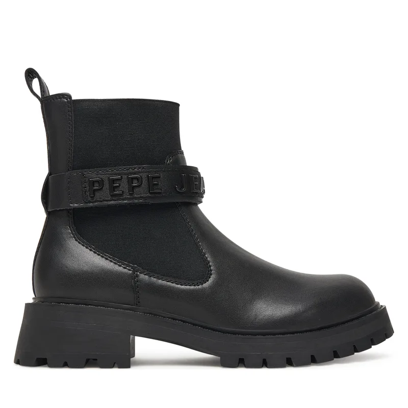 Μποτάκια Pepe Jeans Stacy Glow W PLS500026 Μαύρο