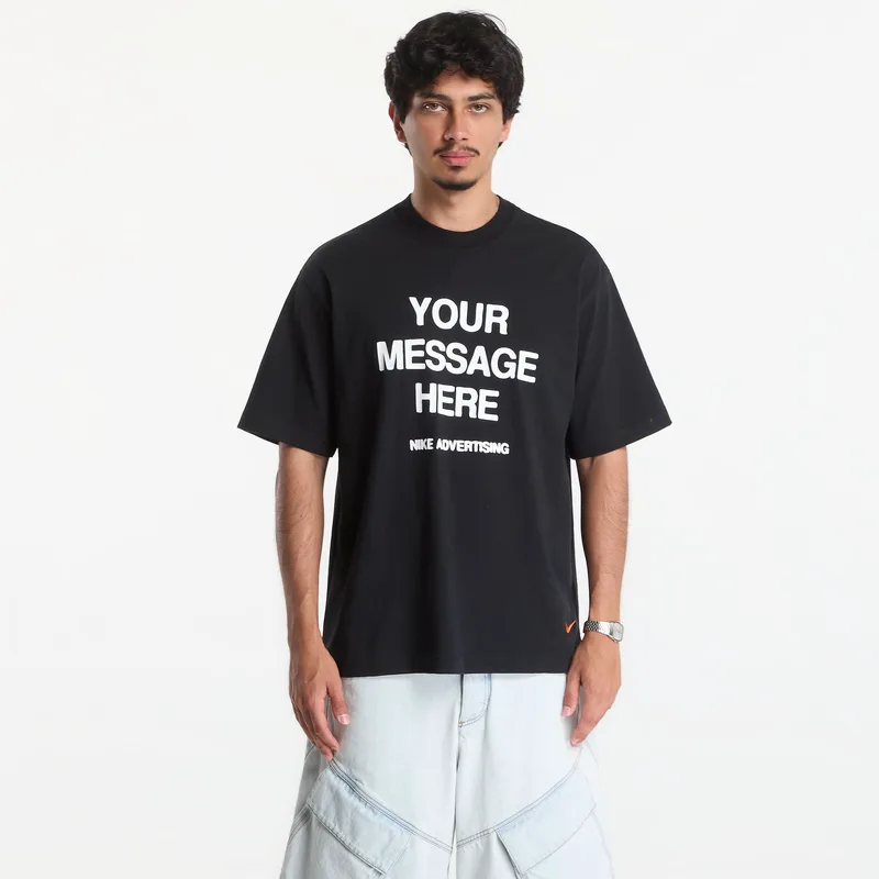 T-shirt Nike "Your Message Here" T-Shirt Black L