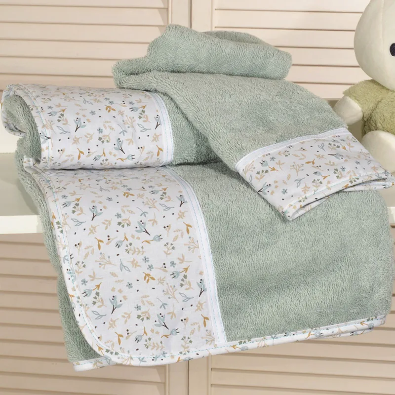 Παιδικές Πετσέτες Σετ 2τμχ Baby Oliver 403-1 Mint