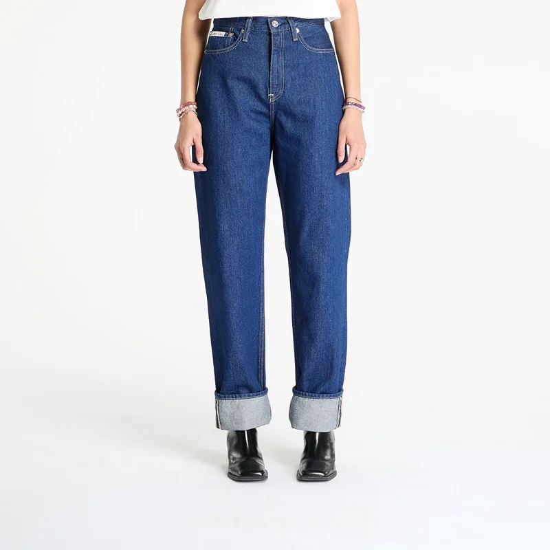 Τζιν Calvin Klein Jeans High Rise Straight Jeans Denim W25/L32