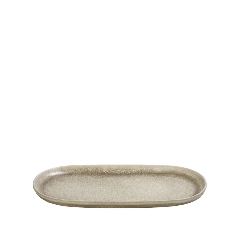 Πιατέλα Σερβιρίσματος Stoneware Μπεζ ESPIEL Noah 23,5x12x2εκ. TAP109K6 (Σετ 6 Τεμάχια) (Χρώμα: Μπεζ, Υλικό: Stoneware) - ESPIEL - TAP109K6