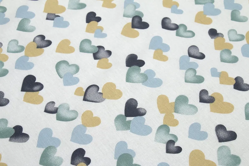 Πάνα Χασέ Dimcol Hearts 11 Grey-Green 80x80