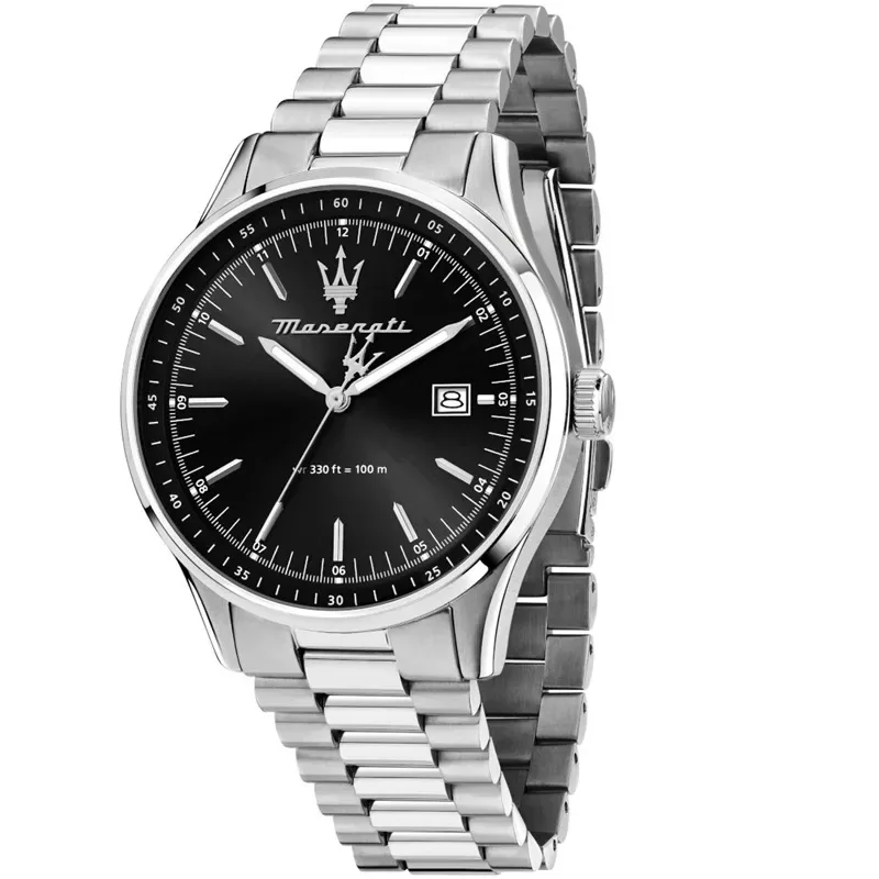 Ανδρικό ρολόι Maserati Sorpasso Silver Stainless Steel Bracelet R8853124003 R8853124003 Ατσάλι