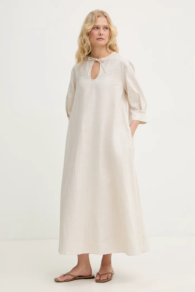 MM by Max Mara καλοκαιρινό με λινό MEMO