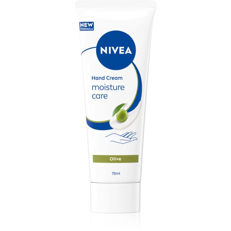NIVEA Moisture Care Olive ενυδατική κρέμα για χέρια και νύχια 75 ml