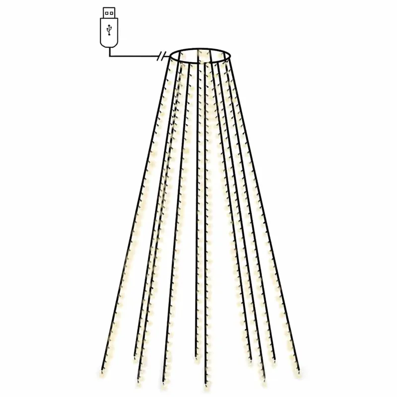 vidaXL Χριστουγεννιάτικα Λαμπάκια Χταπόδι με 400 LED 400 εκ.