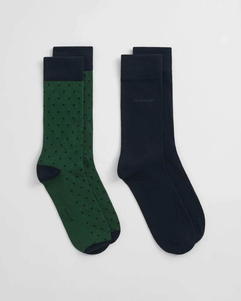 Gant Ανδρικές Κάλτσες Σετ των 2 9960260-338 Πράσινο