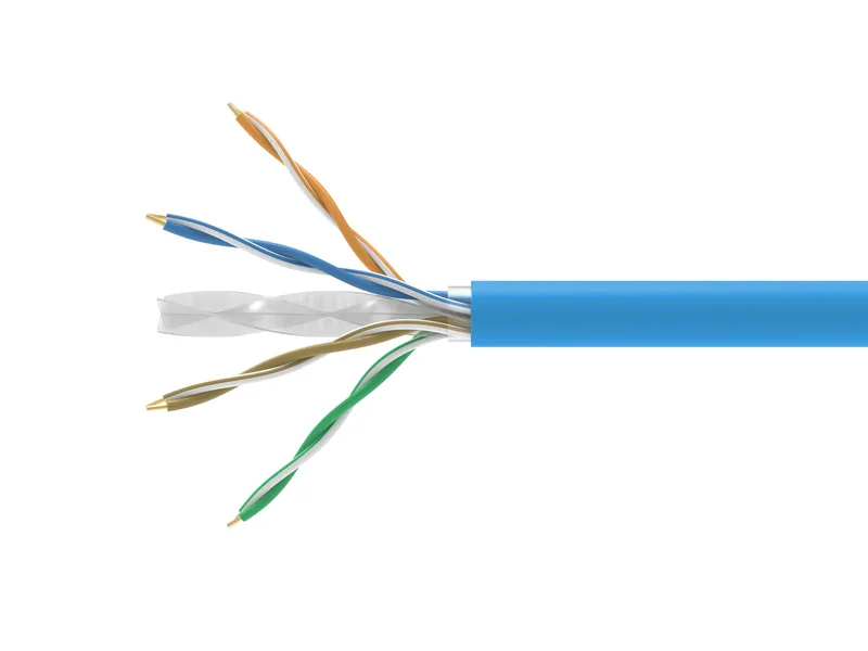 Equip Instal.Kab Cat6A DCA U/UTP 305.00m blau LSZH