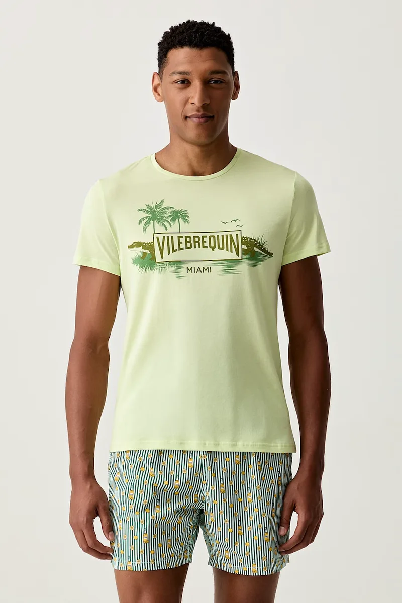 Vilebrequin t-shirt ανδρικό βαμβακερό THOM