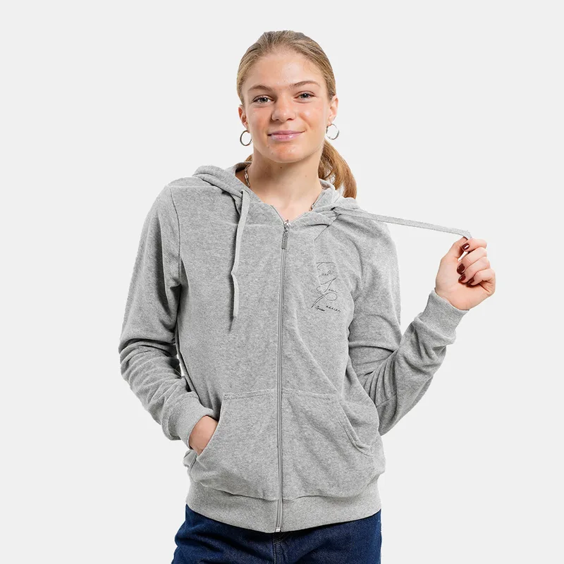 Target Hoodie Velour Fuel Γυναικεία Ζακέτα (9000150051_12836)
