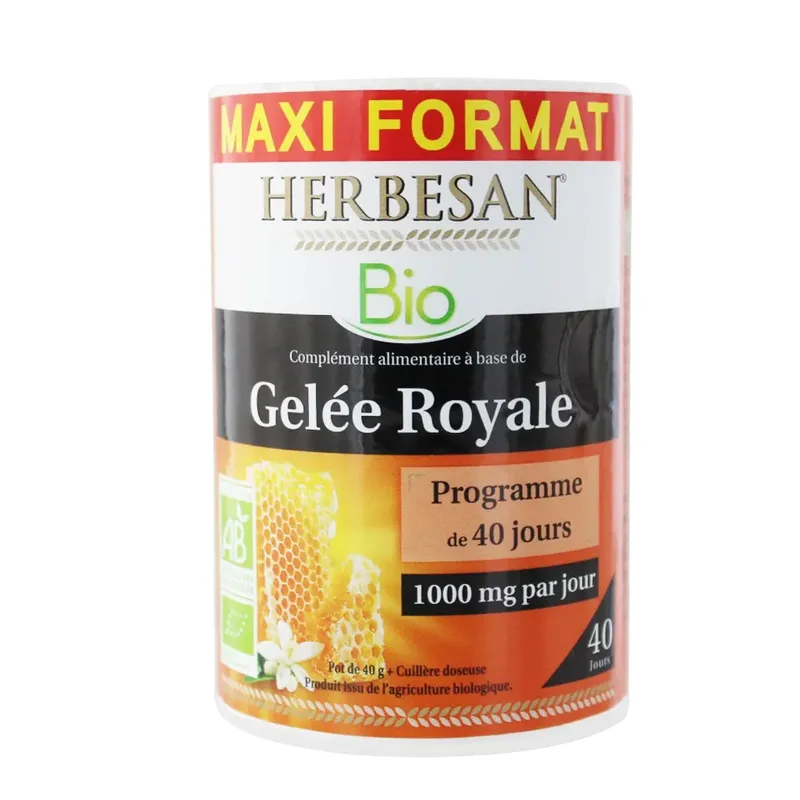 Herbesan Organic royal jelly 40g
