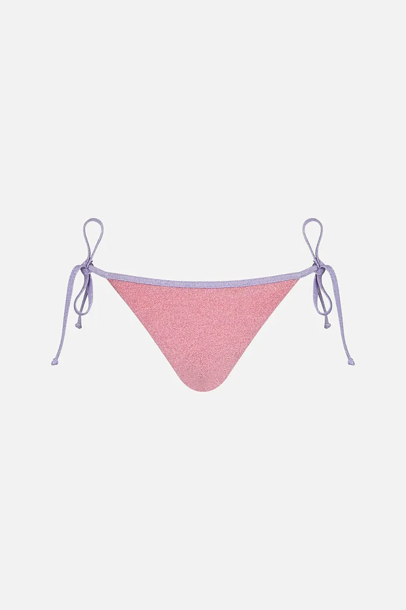 MC2 Saint Barth γυναικείο μαγιό μπικίνι σλιπ lurex "Marielle" - MRL0004-04010F Ροζ