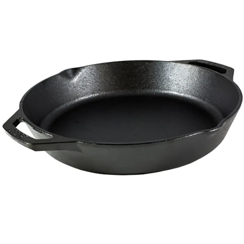 Lodge Τηγάνι Μαντεμένιο Με Δύο Λαβές 30,48cm