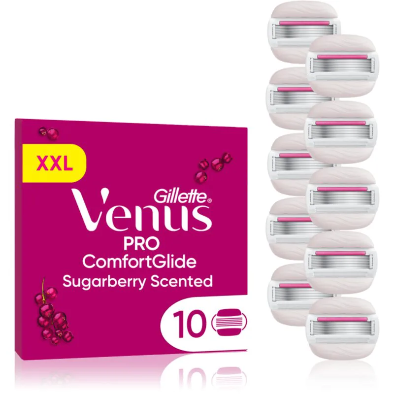 Gillette Venus PRO ComfortGlide Sugarberry ανταλλακτικές λεπίδες 10 τμχ