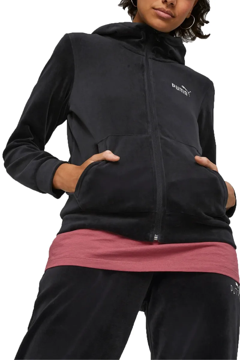 Ζακέτα Puma Velour Full-Zip Hoodie 849964-01 Γυναικείο