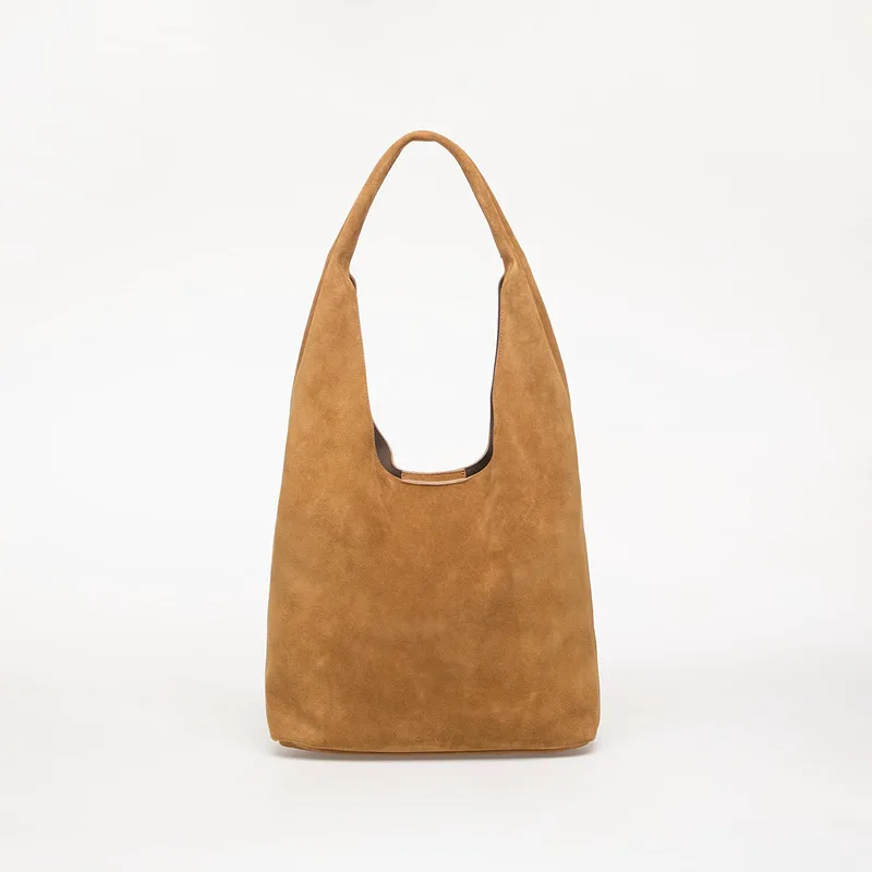 Calvin Klein Slouchy Suede Leather Brown Universal