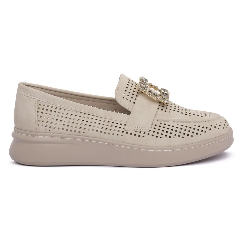 Μοκασσίνια Laura Biagiotti BEIGE