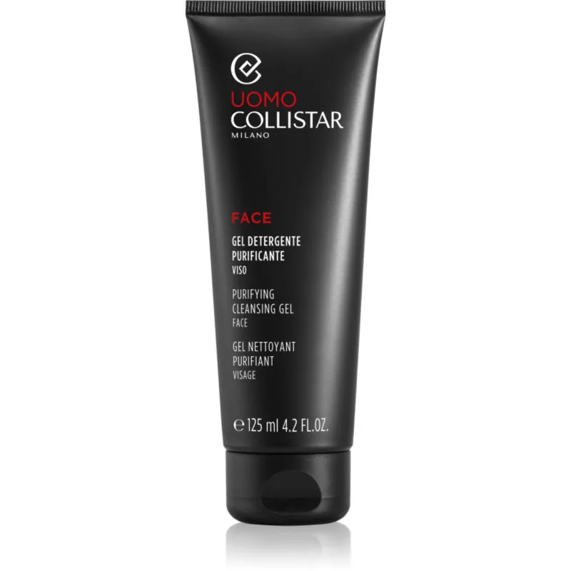 Collistar Uomo Purifying Cleansing Gel Face τζελ καθαρισμού για το πρόσωπο 125 ml