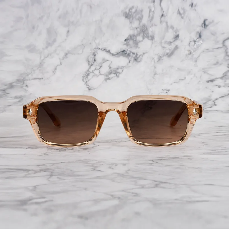 AXEL 21EP5 - AXEL - CHAMPAGNE - GRADIENT BROWN Sunglasses | Champagne | Gradient Brown Shades | Explicit Poets Sunglasses