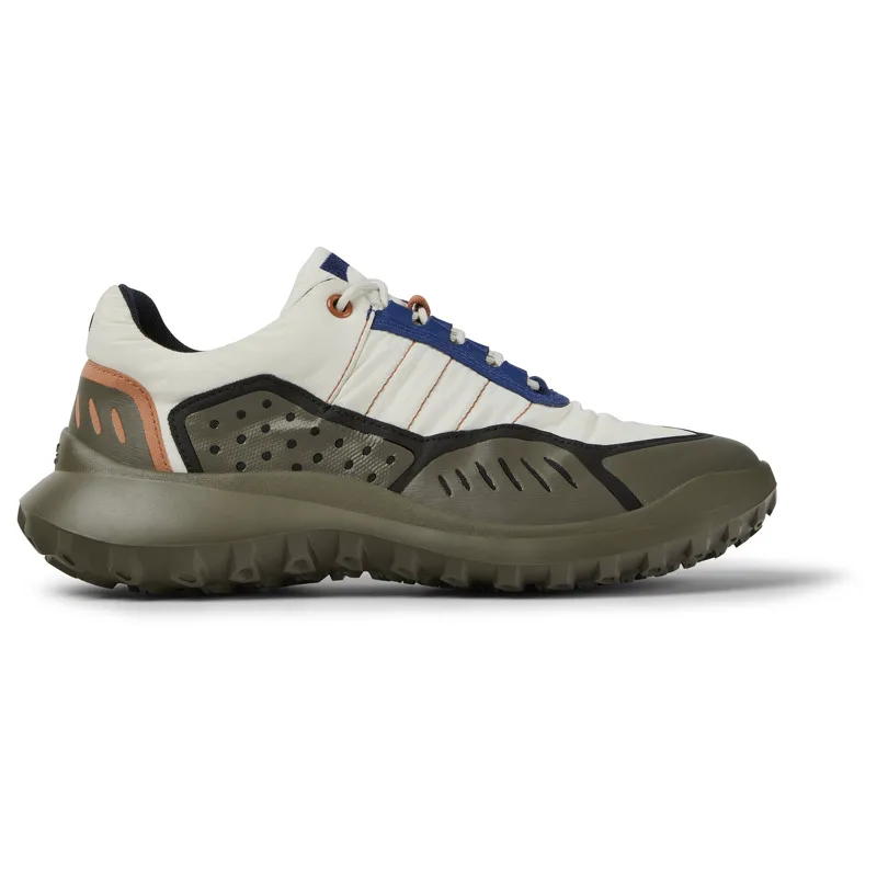 CAMPER CRCLR - Sneakers Για Γυναικεία - Λευκό,Καφέ γκρι,Μπλε, Μέγεθος 39, Cotton fabric/Smooth leather