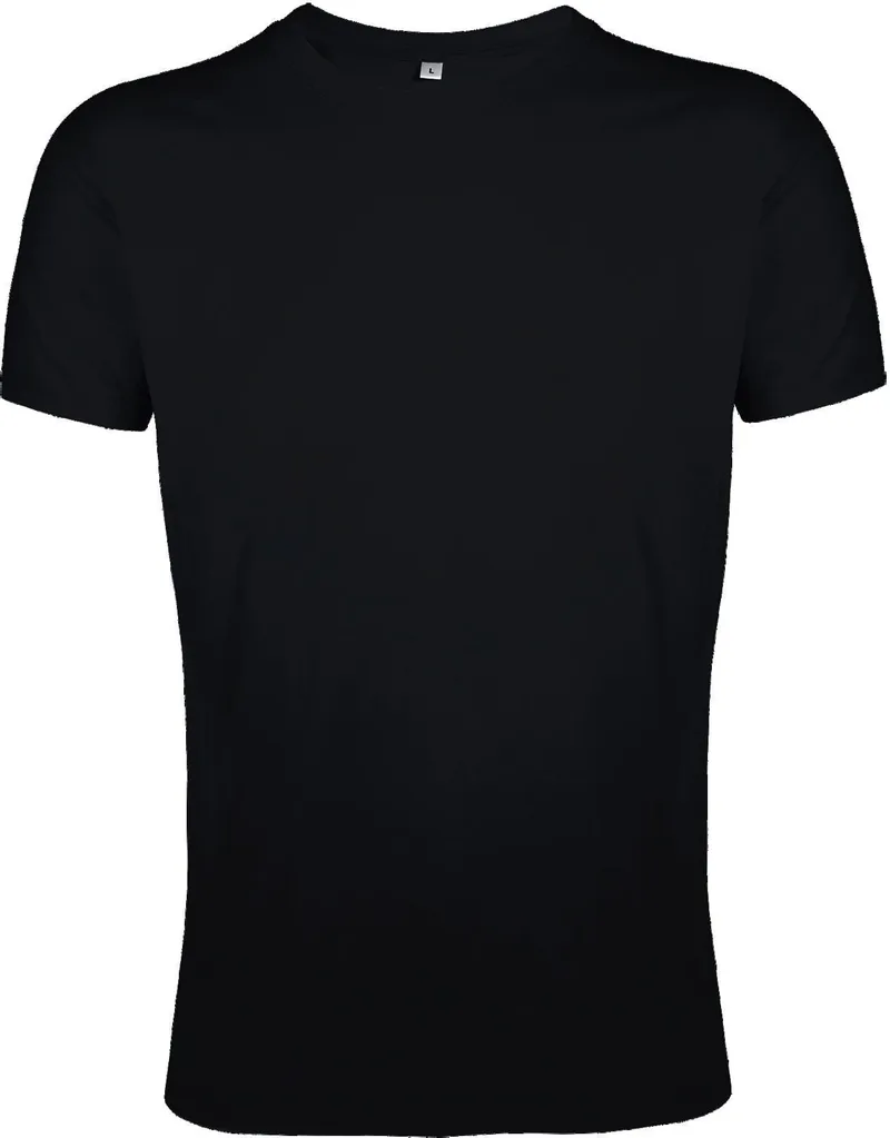 Slim Fit T-Shirt Regent SOLS 00553 Deep Black