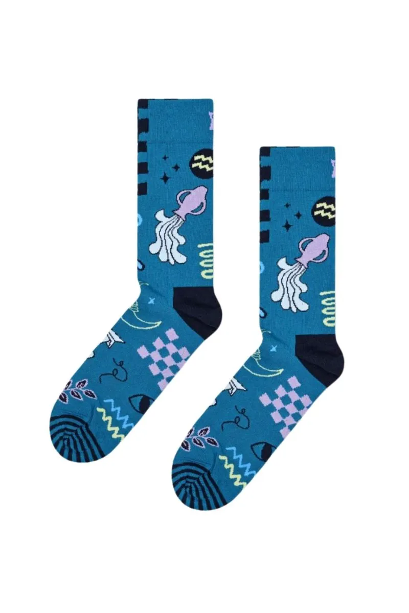 HAPPY SOCKS Κάλτσες Aquarius Sock - Υδροχόος-P000149-MULTI