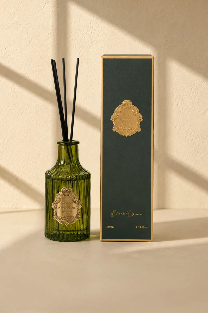 Αρωματικο Χωρου Με Στικ Και Αρωμα Black Opium 130Ml 6x6x13.5cm Μονόχρωμο Kaeming