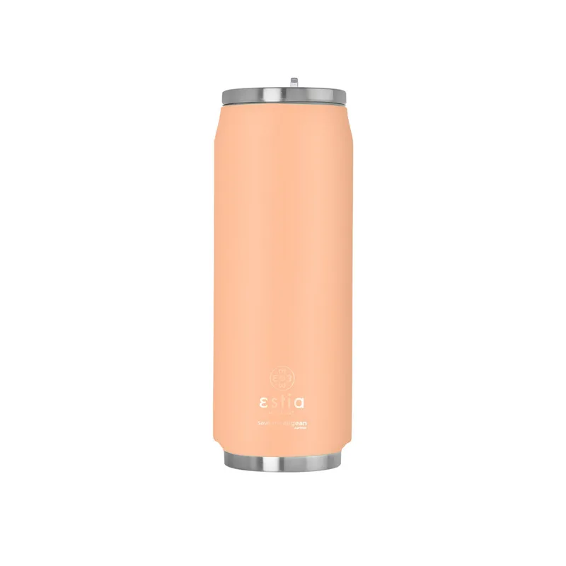 ESTIA ΘΕΡΜΟΣ TRAVEL CUP SAVE THE AEGEAN 500ml PEACH FUZZ
