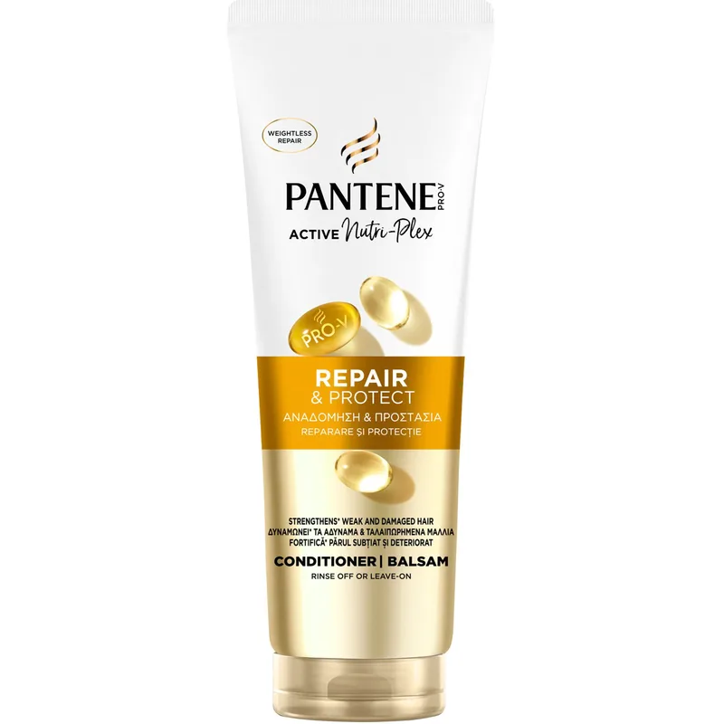 Pantene Pro-V Active Nutri-Plex Repair & Protect Conditioner for Weak, Damaged Hair Μαλακτική Κρέμα Αναδόμησης & Προστασίας με Σύμπλεγμα Θρέψης για Αδύναμα, Ταλαιπωρημένα Μαλλιά 230ml