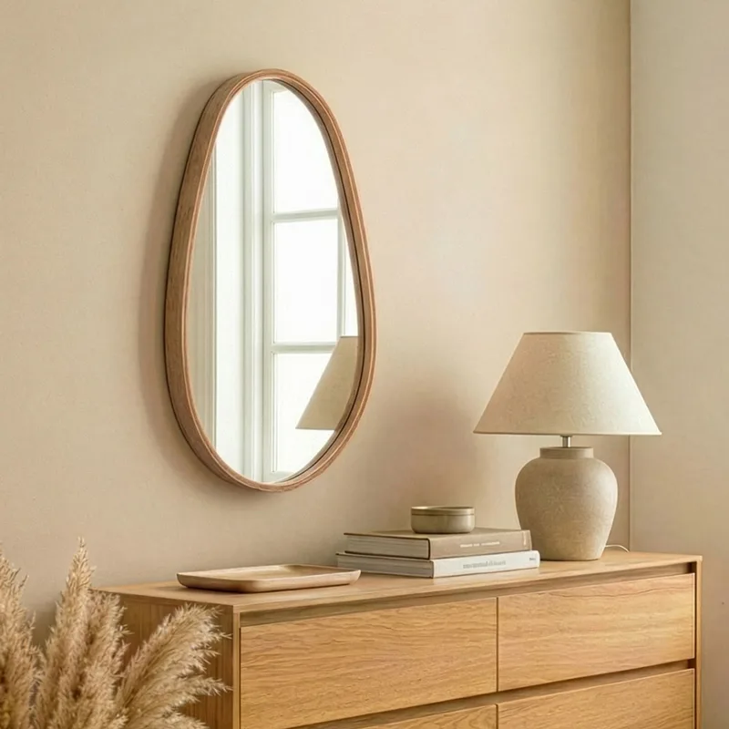 Καθρέπτης Pear - Oak 643Mrl1301 (45x70x4 cm)