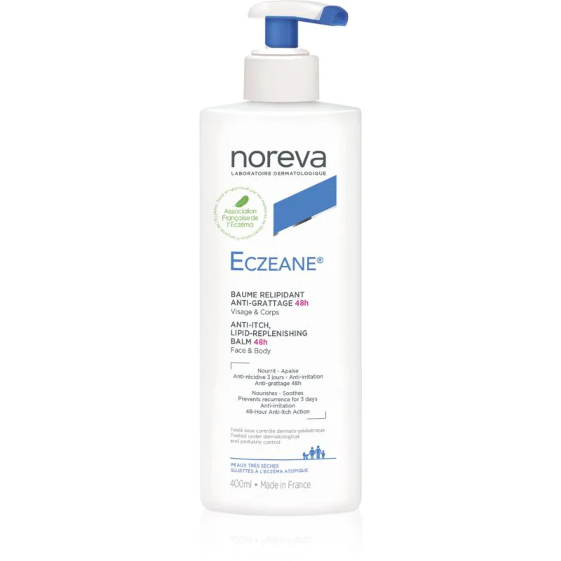 Noreva Eczeane Anti-Itch Lipid-Replenishing Balm 48H καταπραϋντική κρέμα Για πρόσωπο και σώμα 400 ml
