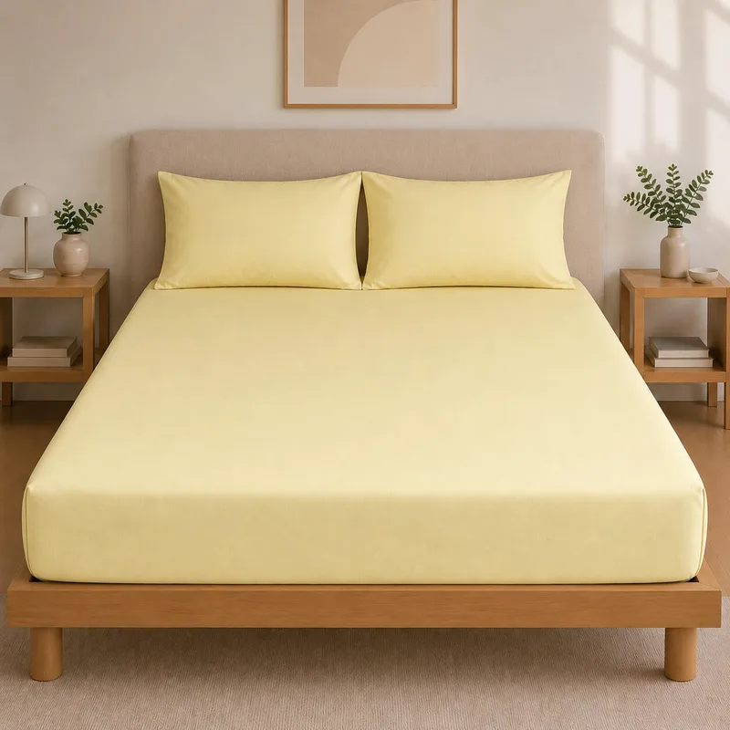 Σεντόνι Με Λάστιχο Πεννιέ Yellow (1.00x2.00+0.40)