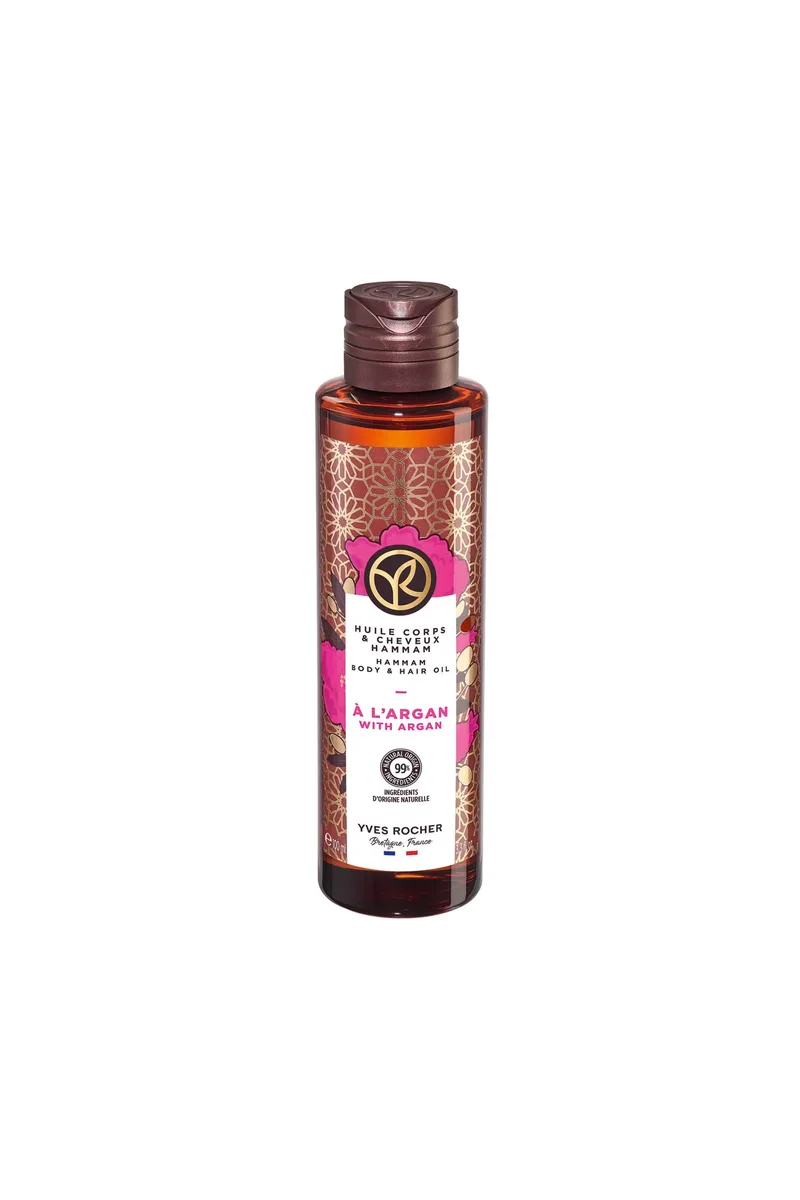 Yves Rocher Body And Hair Oil Argan & Rose Petals 100 ml - 57960