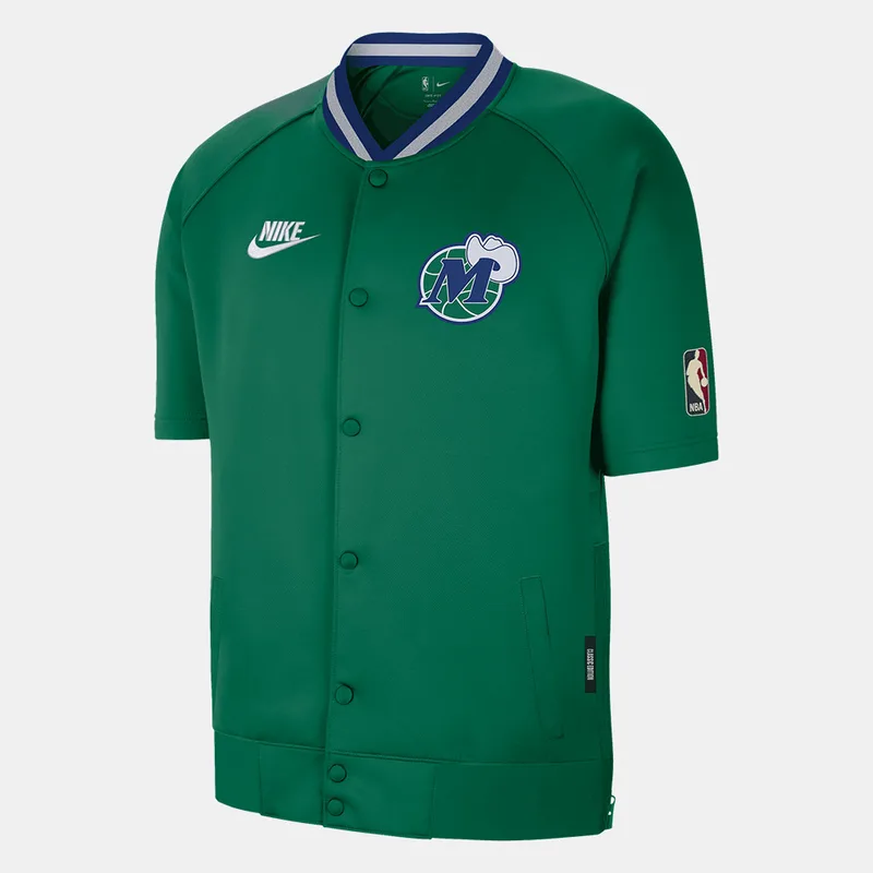 Nike Dallas Mavericks Ανδρικό Κοντομάνικο Πουκάμισο (9000234637_29241)