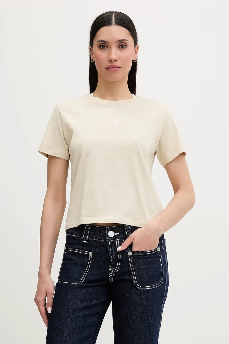 The North Face crop top γυναικείο βαμβακερό ESSENTIAL