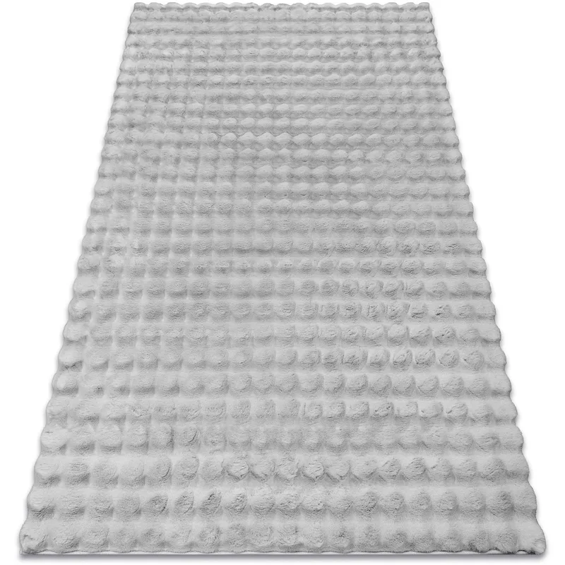 Χαλιά Rugsx Μοκέτα BUBBLE ασημένιο 21 IMITATION 140x190 cm