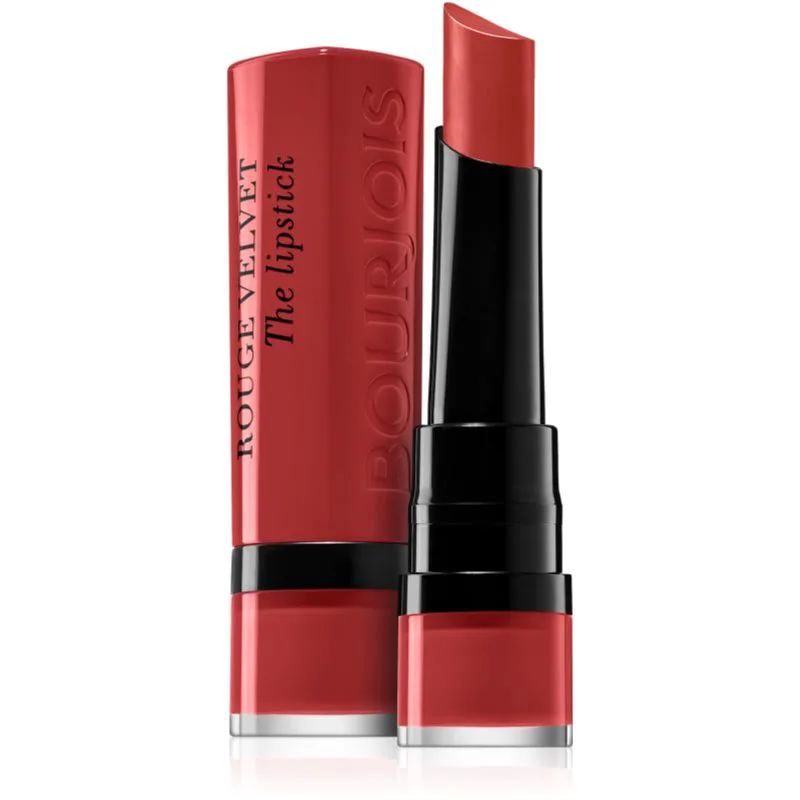 Bourjois Rouge Velvet The Lipstick ματ κραγιόν απόχρωση 05 Brique-à-brac 2,4 γρ