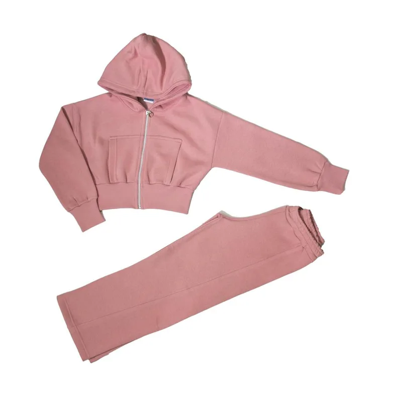Σετ φόρμα φούτερ κορίτσι Spark-4492-Pink