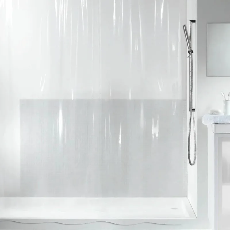 KOYΡΤΙΝΑ ΜΠΑΝΙΟΥ SPIRELLA TRANSPARENT ΠΛΑΣΤΙΚH (180Χ200CM)