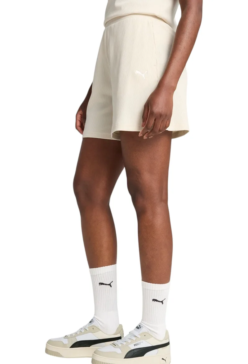 Σορτς Puma ESS Elevated High-Rise Rib Shorts 5 685026-87 Γυναικείο
