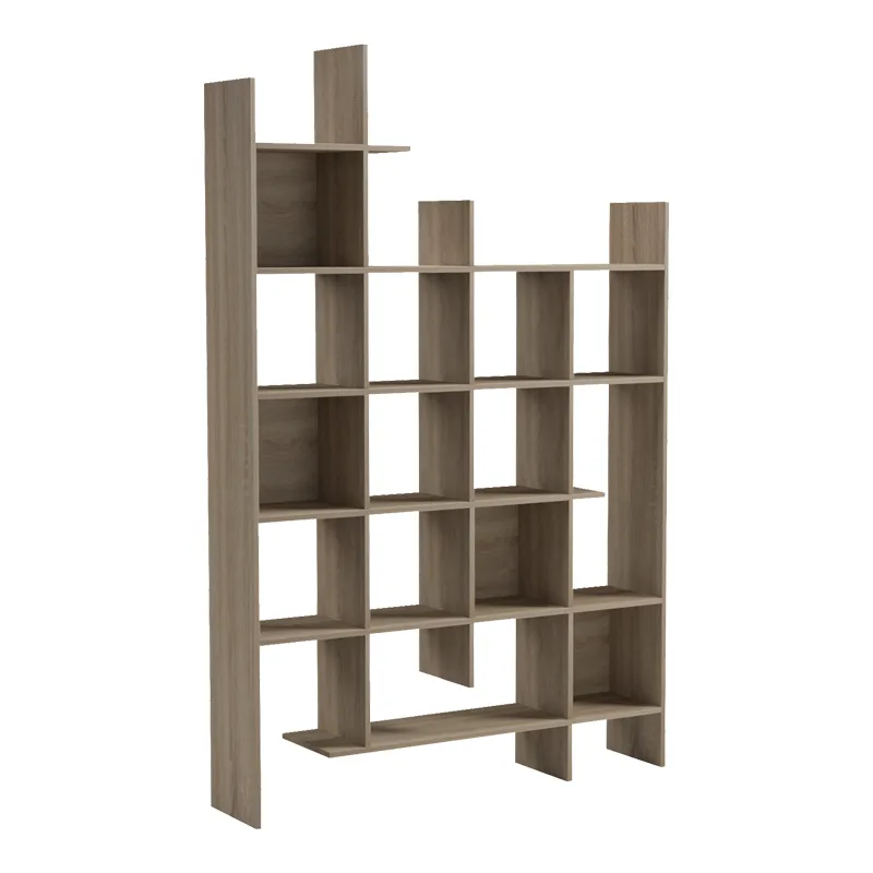 Βιβλιοθήκη Manco pakoworld sonoma 122x25.5x188εκ - PAKO WORLD - 230-000228