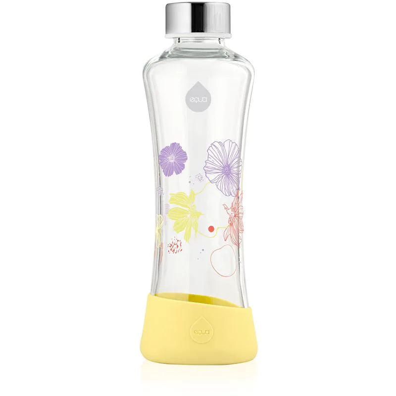 Equa FlowerHead γυάλινο μπουκάλι νερού Daisy 550 ml