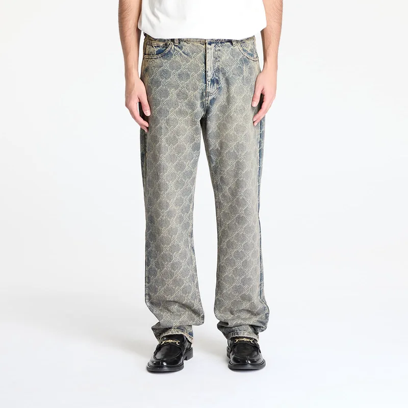 Τζιν Daily Paper Shield Laser Washed Jeans Blue XS