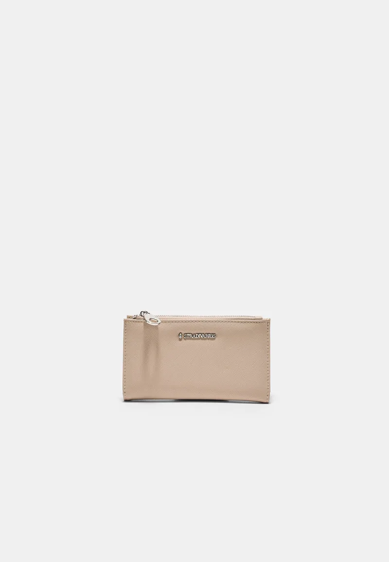 Stradivarius Πορτοφόλι Basic Με Φερμουάρ Διαφανο Os
