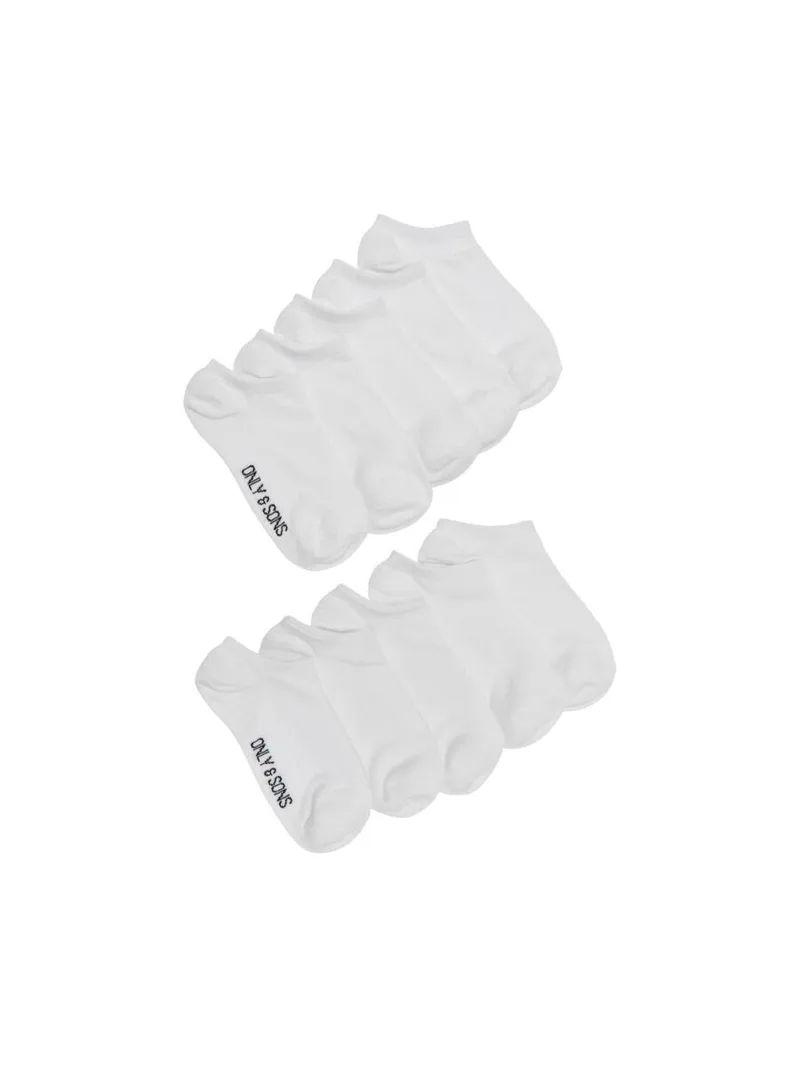 Only and Sons Brody Ανδρικές Κάλτσες Σετ των 10 22028445 White Λευκό