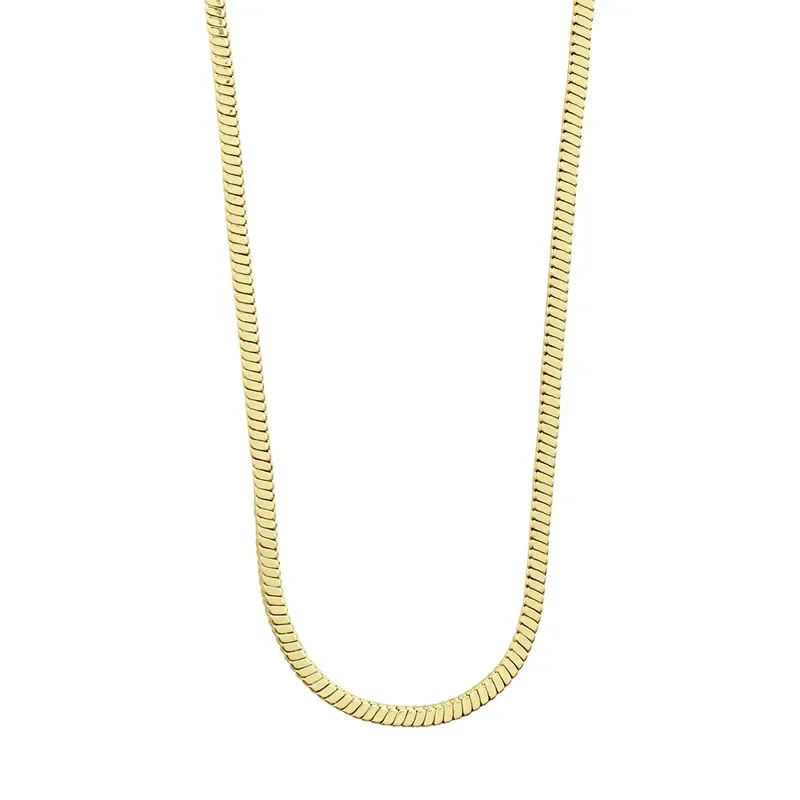 Pilgrim επίχρυση αλυσίδα λαιμού Ecstatic Square Snake 132212021 132212021 Ορείχαλκος