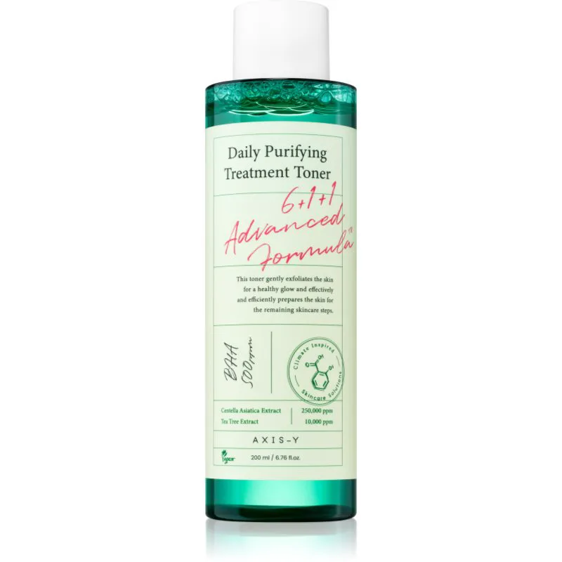 AXIS-Y 6+1+1 Advanced Formula Daily Purifying Treatment Toner τόνερ για βαθύ καθαρισμό με καταπραϋντική δράση 200 ml