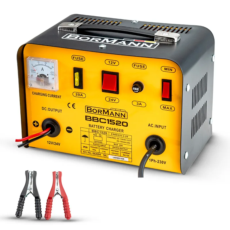 BORMANN BBC1520 Φορτιστής Μπαταριών 12/24V,Max 20A 062004