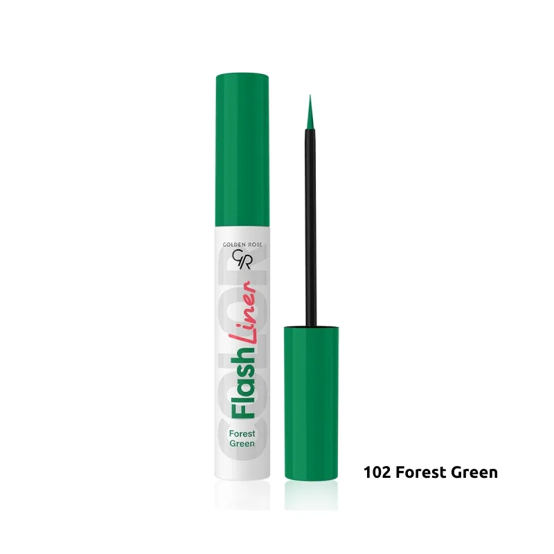 Golden Rose Flash Liner Colored Eyeliner 102 Forest Green